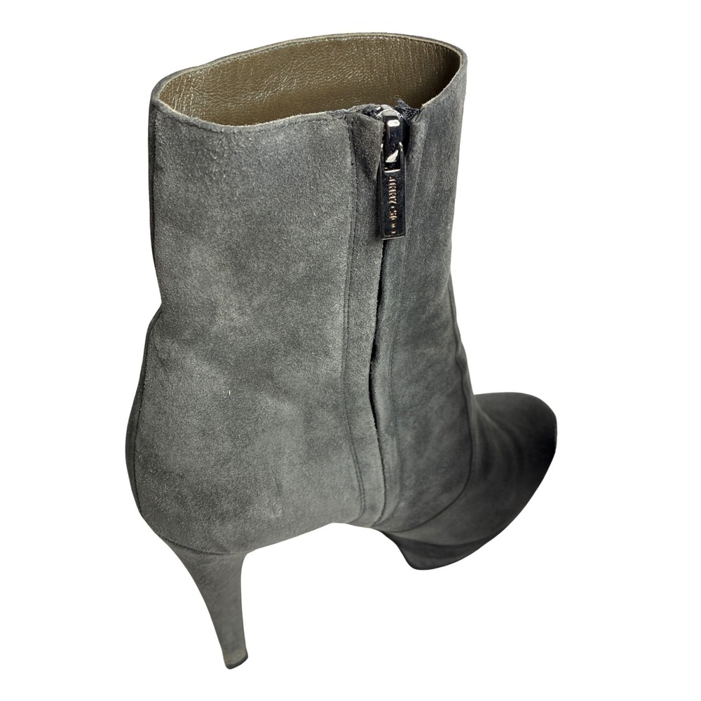 Jimmy Choo Grey Suede Stiletto Ankle‎ Boots Platform Booties Made in Italy 39 - Picture 4 of 8